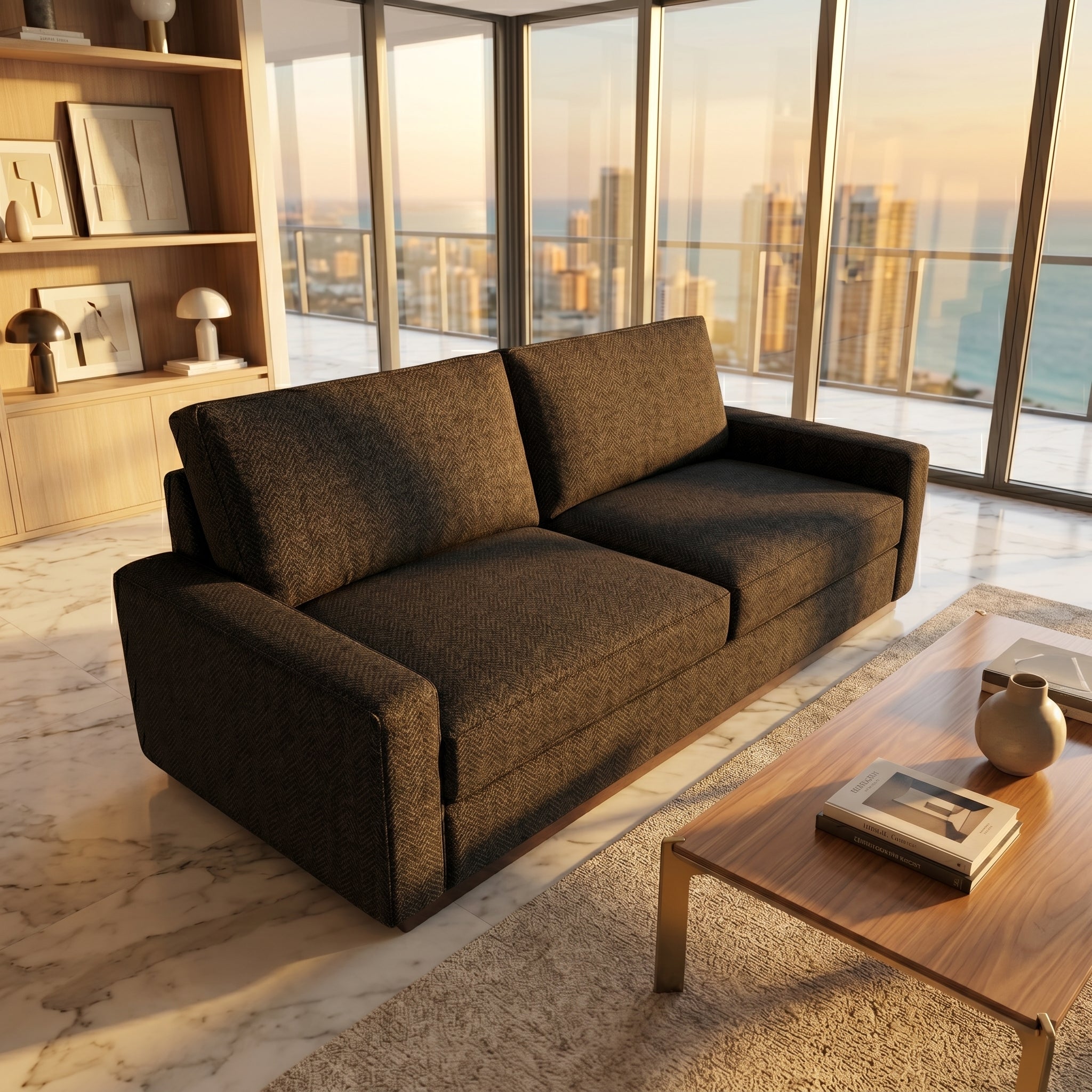 Alton Sofa — Catalina Charcoal — ATS-CC-Model1