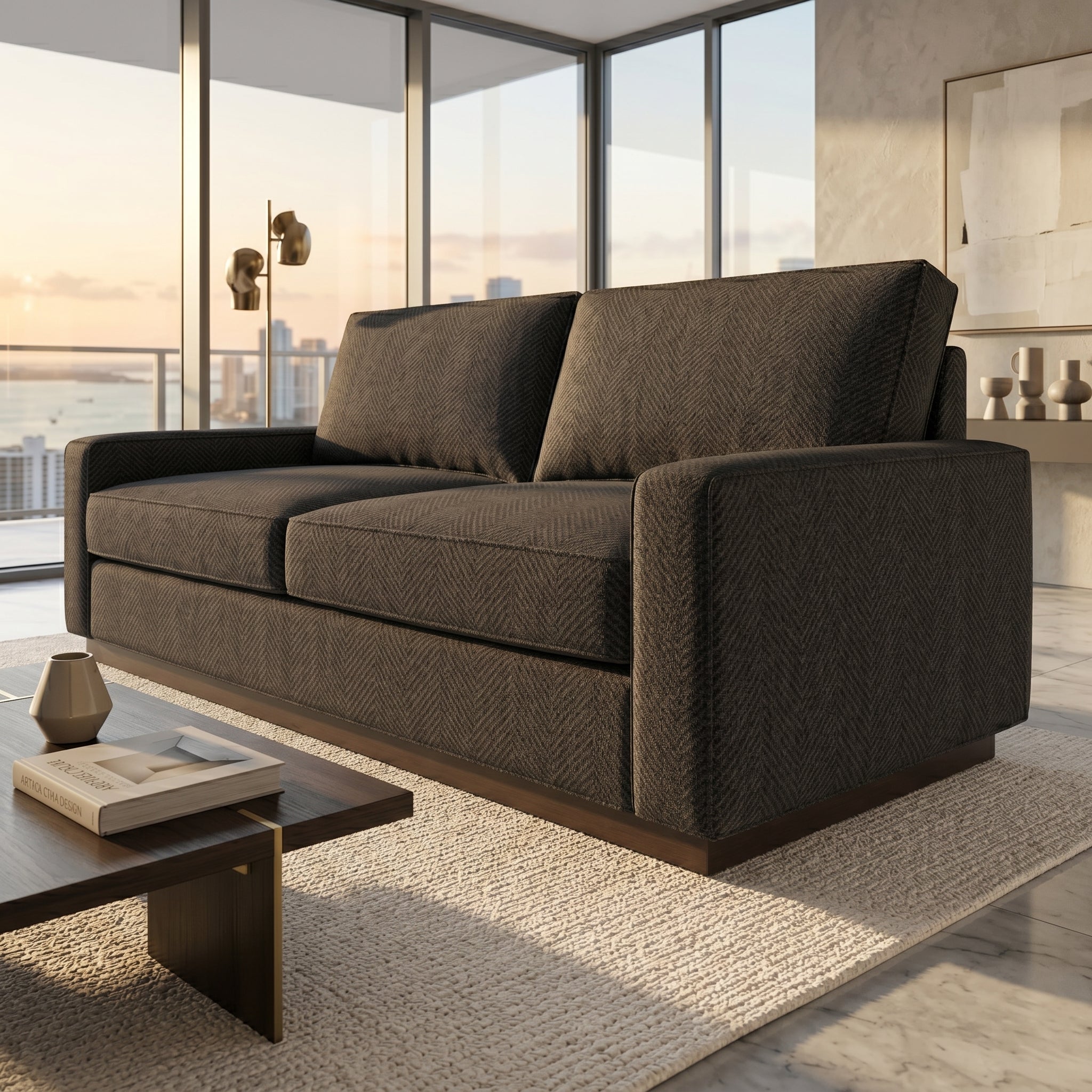 Alton Sofa — Catalina Charcoal — ATS-CC-Model3