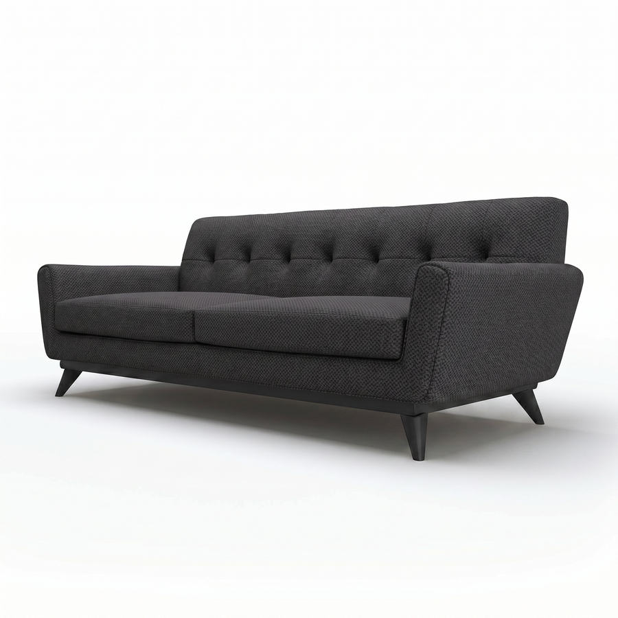 Brussels Sofa — Catalina Charcoal — BRS-CC-Studio 1