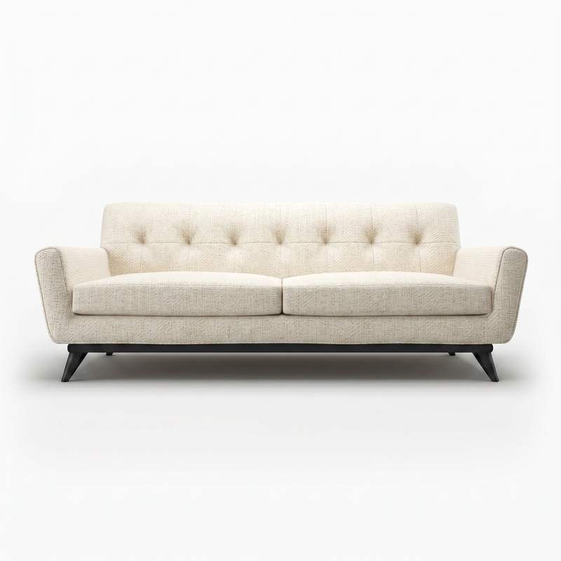 Brussels Sofa — Catalina Ivory — BRS-CI-Studio 1