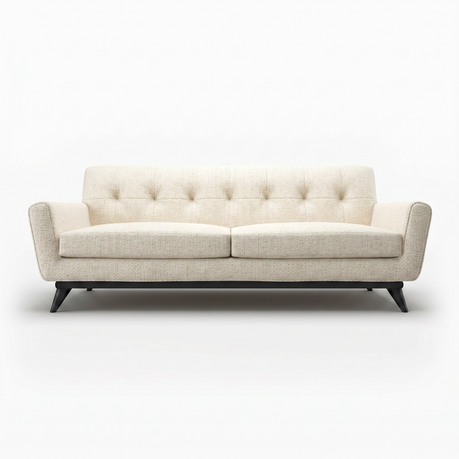 Brussels Sofa — Catalina Ivory — BRS-CI-Studio 1
