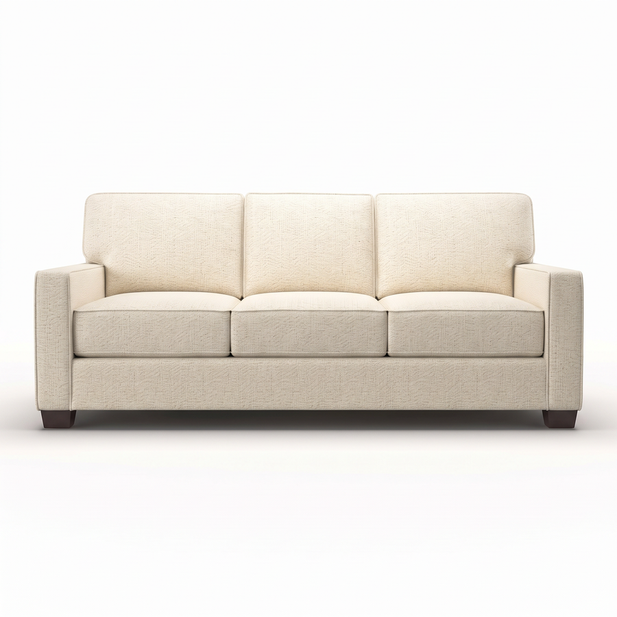 Chicago Sofa — Catalina Ivory — CCG-CI-FRONTVIEW