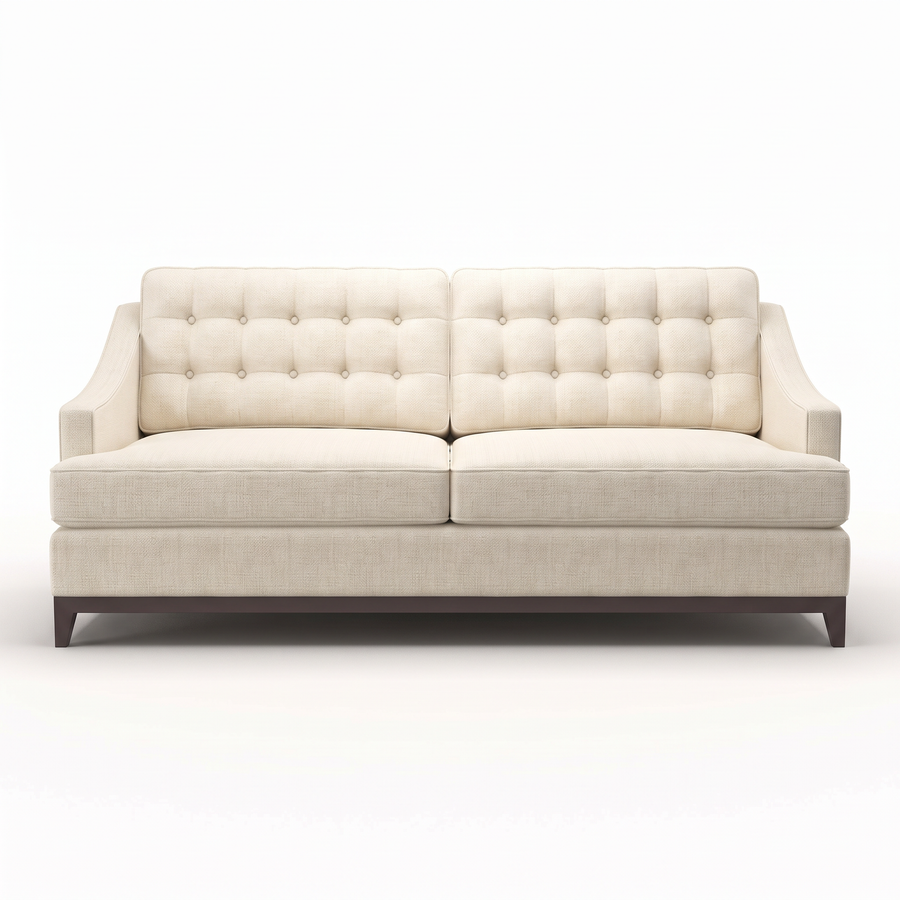 Geneva Sofa — Catalina Ivory — GNV-CI-FRONTVIEW