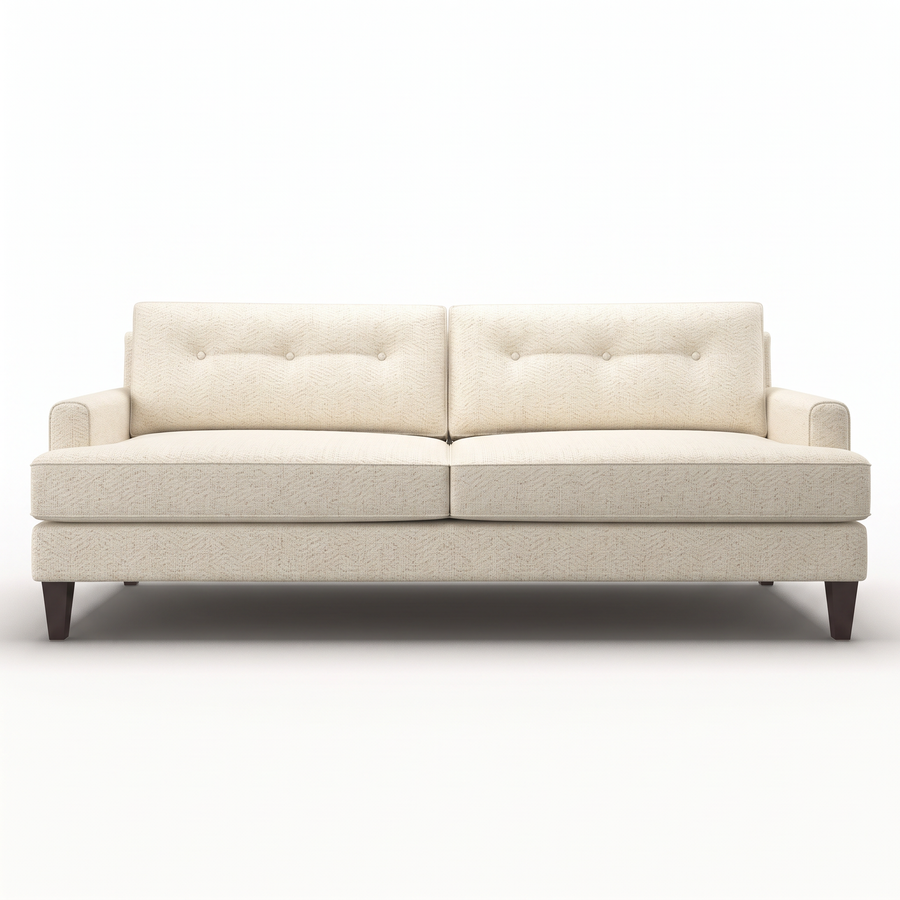 Naples Plus Sofa — Catalina Ivory — NPLS-CI-FRONTVIEW