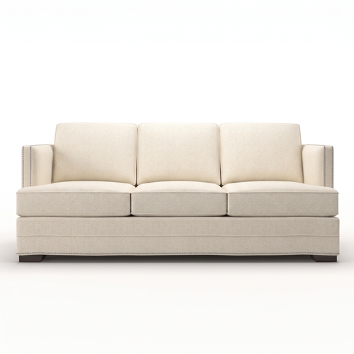 Riga Sofa — Catalina Ivory — RGA-CI-FRONTVIEW