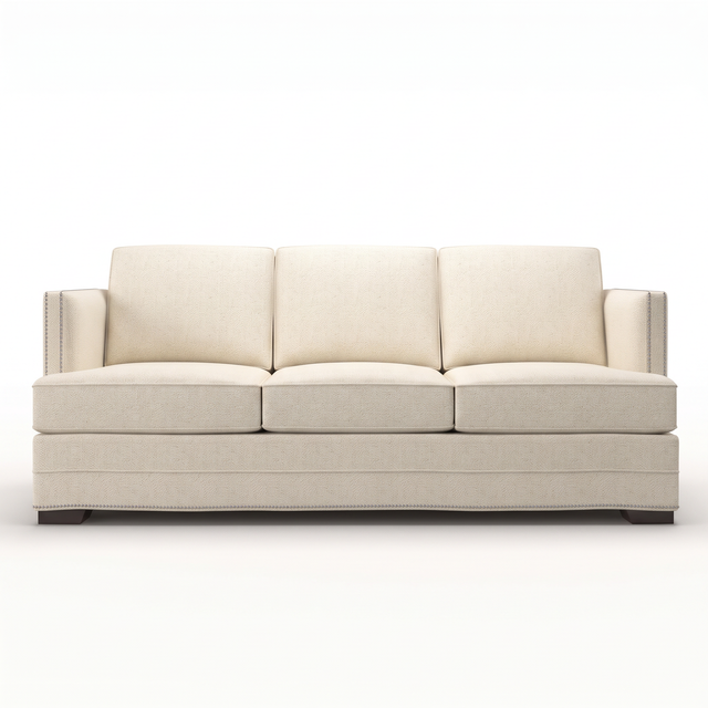 Riga Sofa — Catalina Ivory — RGA-CI-FRONTVIEW