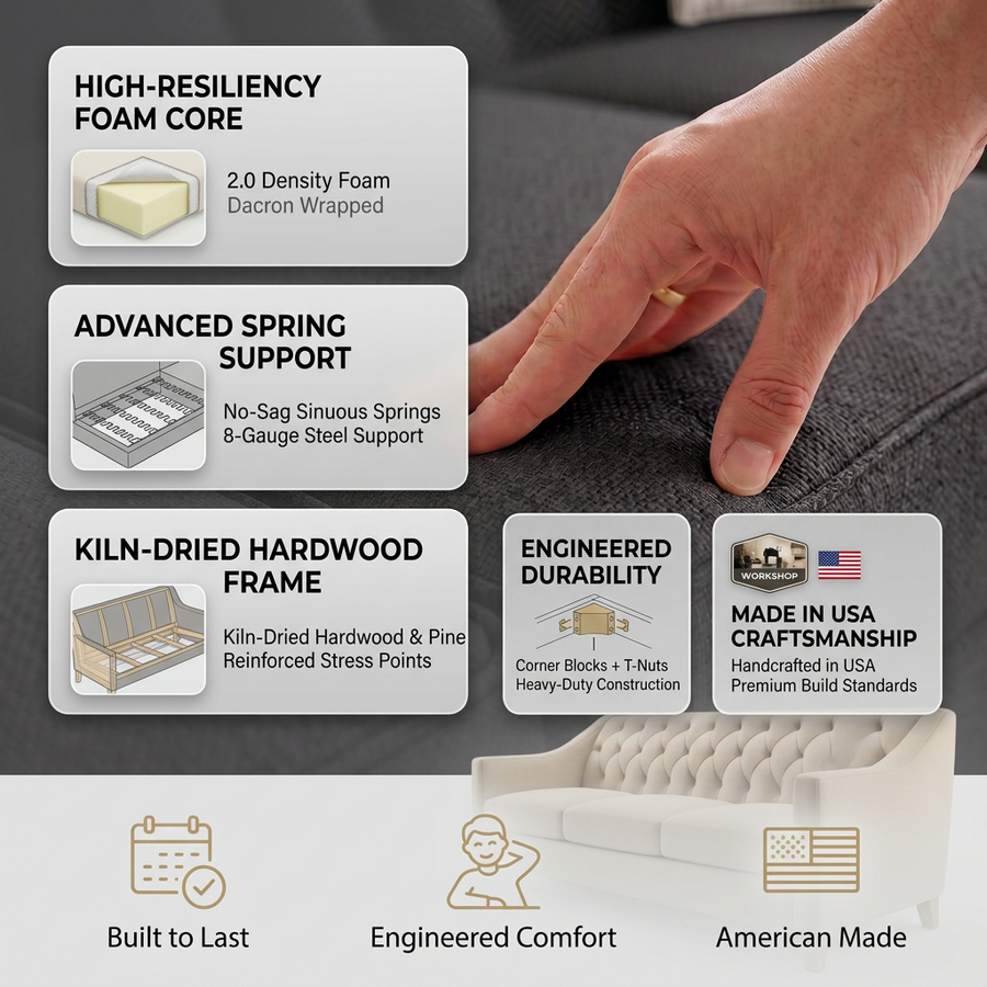 Seville Sofa fabric infographic