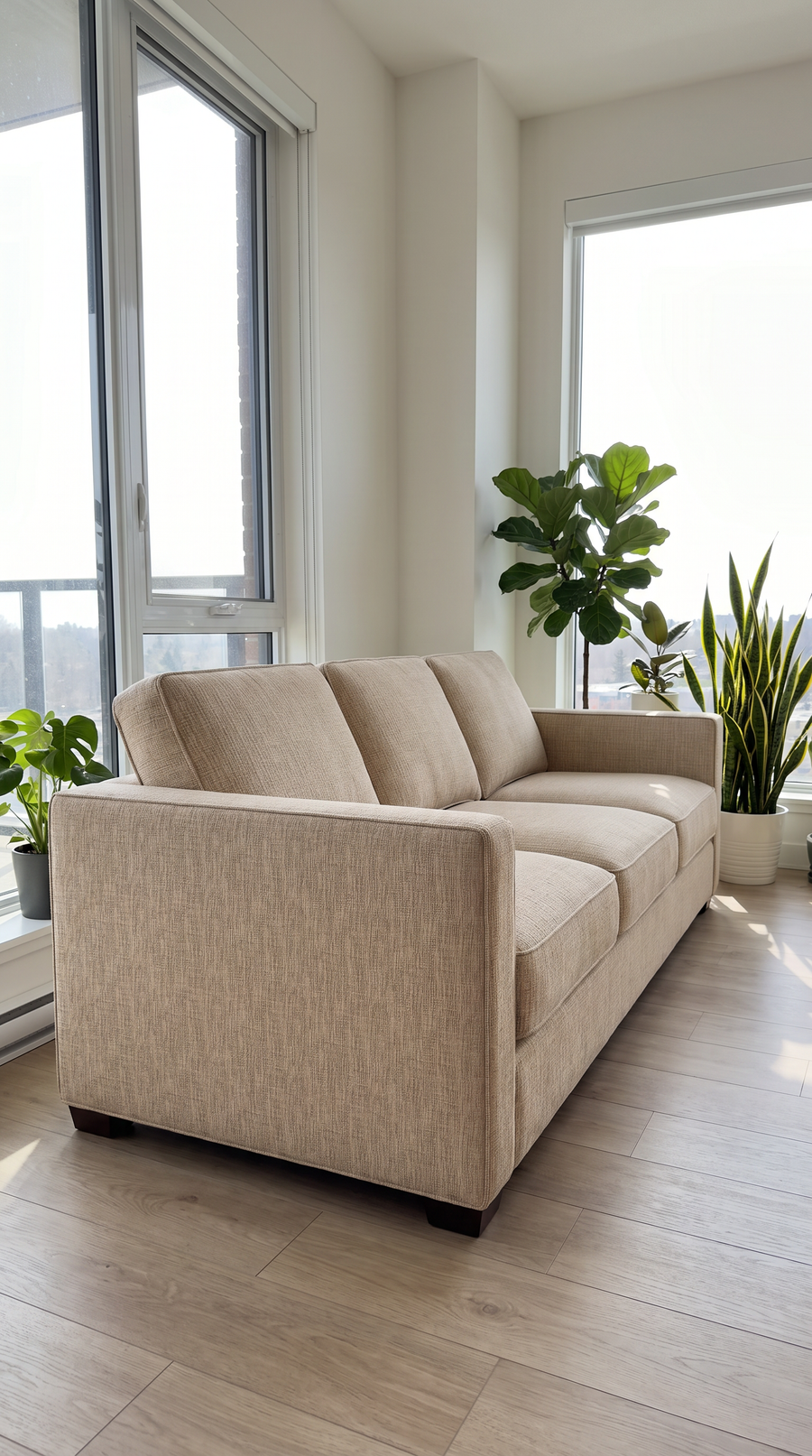 Calgary Sofa styled in a living room