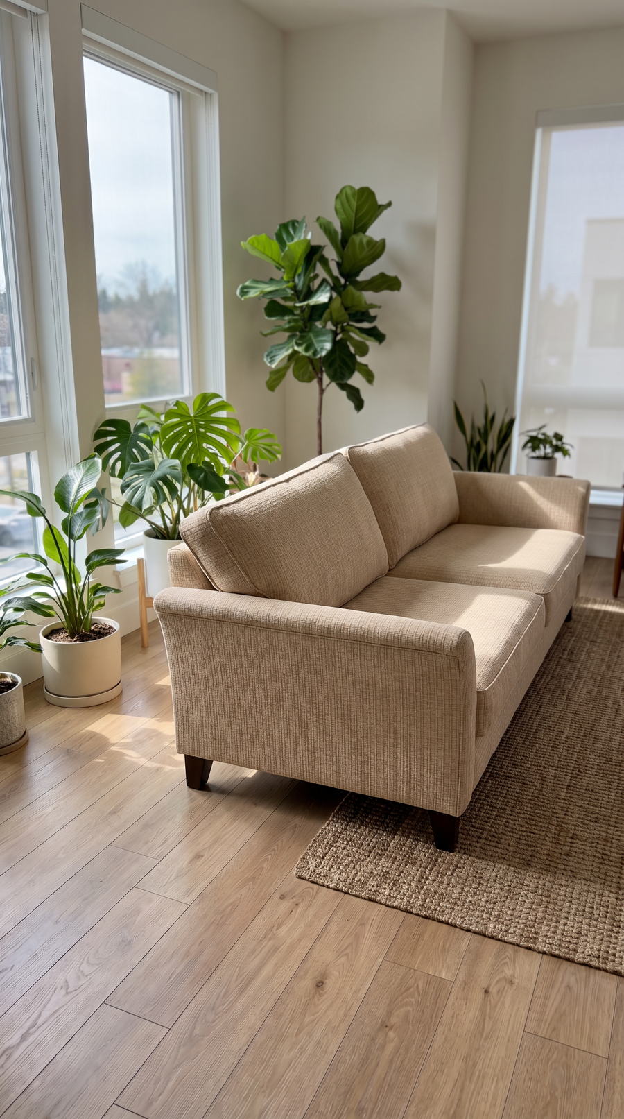 Cologne Sofa styled in a living room