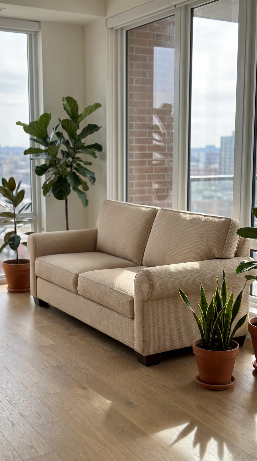 Isabel Sofa styled in a living room