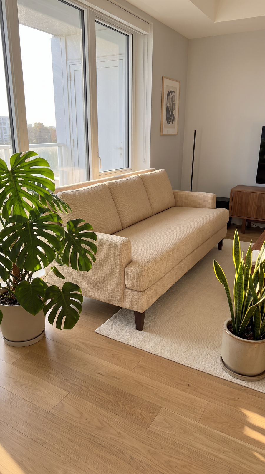 Marseille Sofa styled in a living room