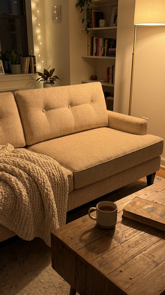 Naples Sofa in a real home