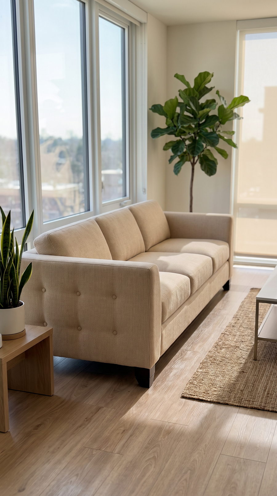 Paris Sofa styled in a living room