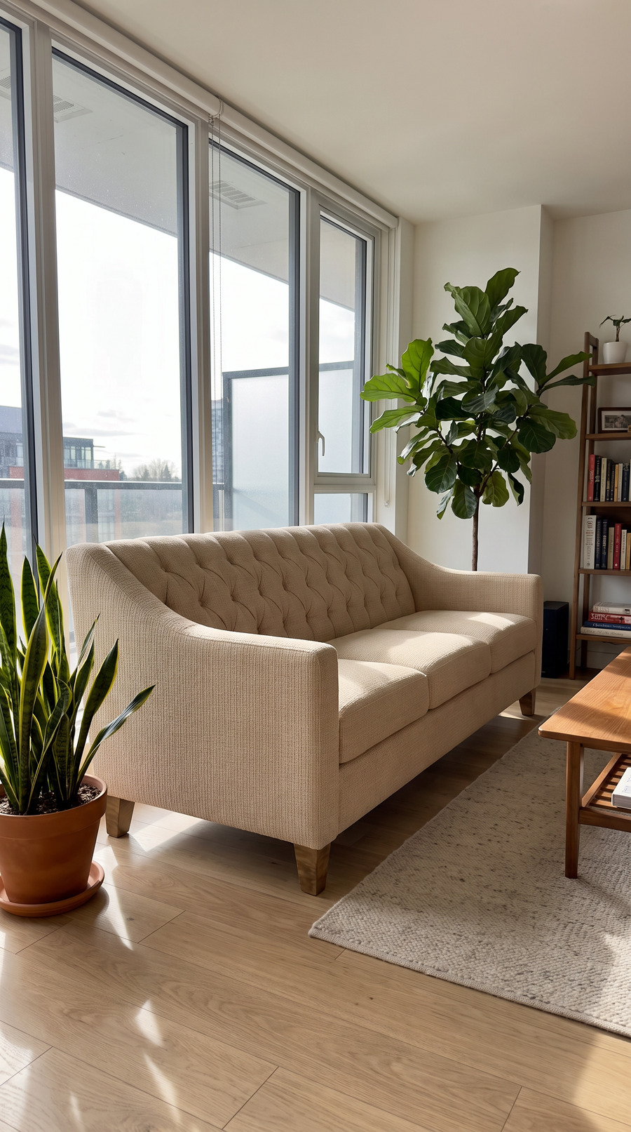 Seville Sofa styled in a living room