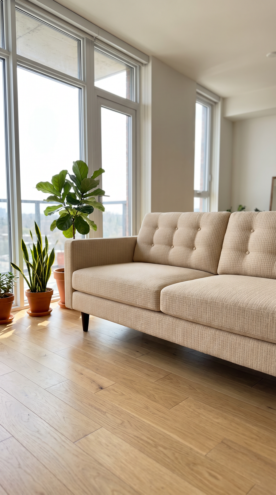 Turin Sofa styled in a living room